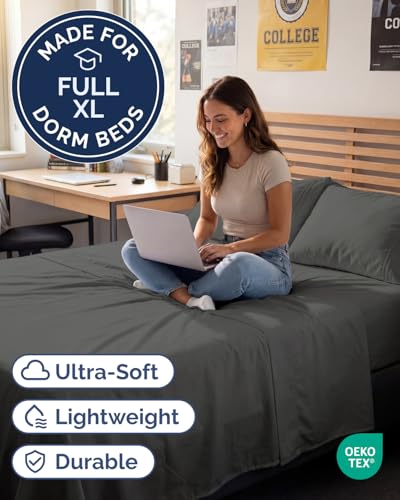 Full XL Sheets (07 - Charcoal / Full XL)