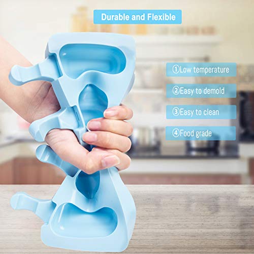 Popsicle Molds Set of 2 (green blue)