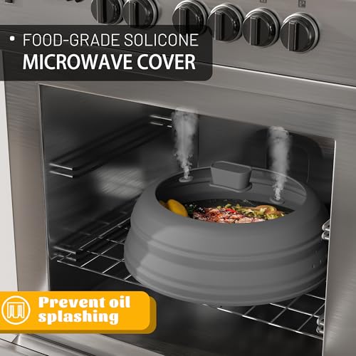 Microwave Splatter Cover (Gray / 10.8 inch)