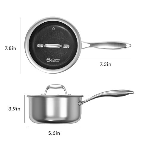 2 Qt Stainless Steel Saucepan (2 Quarts)