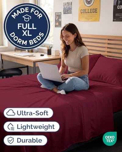 Full XL Sheets (25 - Burgundy / Full XL)