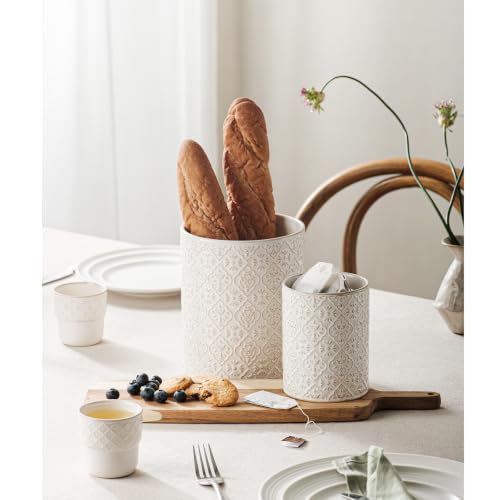 Utensil Holder Set of 2 (Off-White Set of 2)
