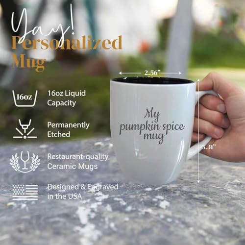 Personalized Coffee Mug (Custom Text / Coffee Mug)