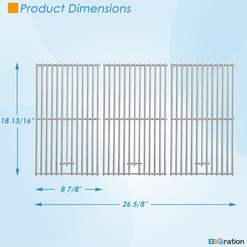 Grill Replacement Parts for Kitchen Aid 720 (18 13/16" x 8 7/8"（720-0954）)