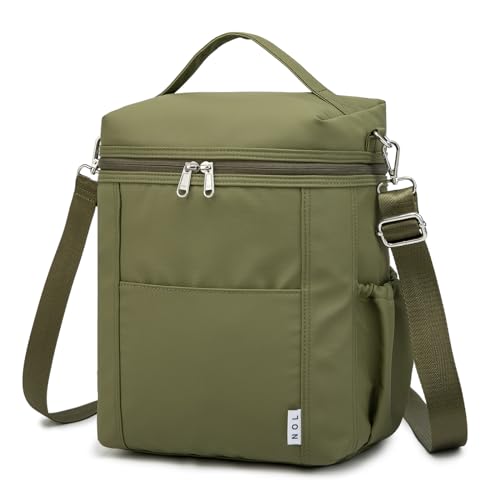 NOL Insulated Lunch Bags for Women Cooler Bag Lightweight Nylon Waterproof Lunch Box for Work