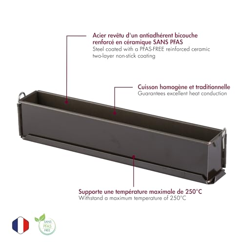 Mini Long Pate en Croute Mold (Mini 19 5/8" x 2 3/8")