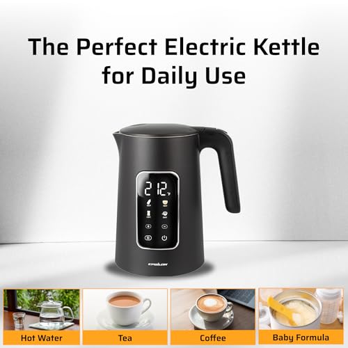 LCD Electric Kettle 1100W (EK Black LCD)