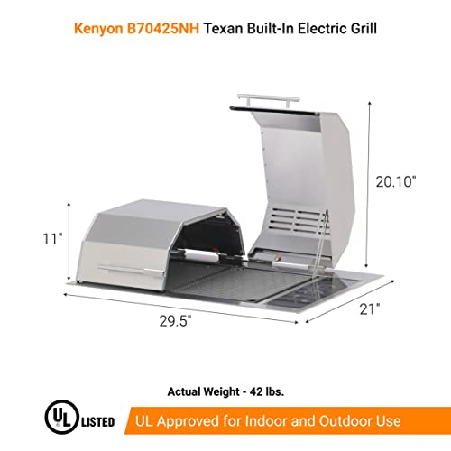 Texan Built In Electric Grill With 2 Burners And IntelliKEN Touch Control (B70425NH)