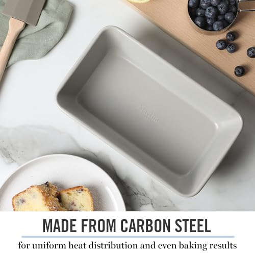 Gallen 9 Inch Nonstick Carbon Steel Loaf Pan (Cool Gray / 9" Loaf Pan)