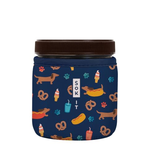 IceCreamSok Insulated Neoprene Cover (Hot Dawgs / Fits Talenti 16oz Pints)