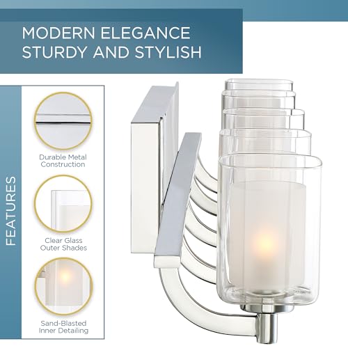 Kolt 42" LED Vanity Light (5-Light / Polished Chrome)