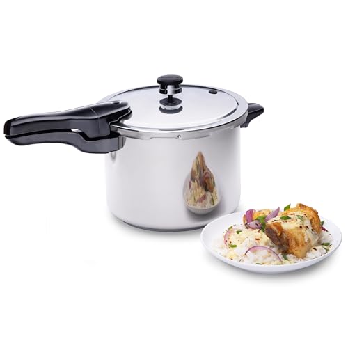 01362 6 Quart Stainless Steel Pressure Cooker (6 Quarts / Cooker)