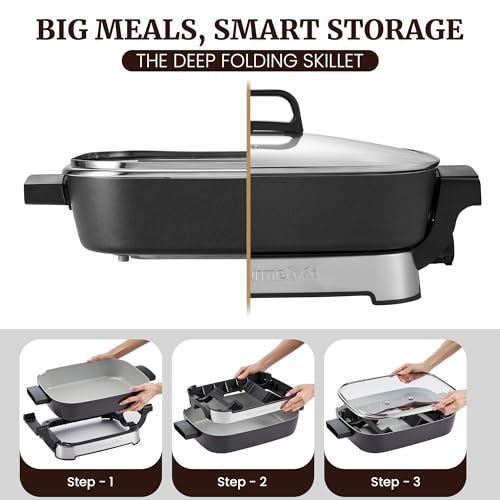 Stow Away Ceramic Skillet (10 Qt)