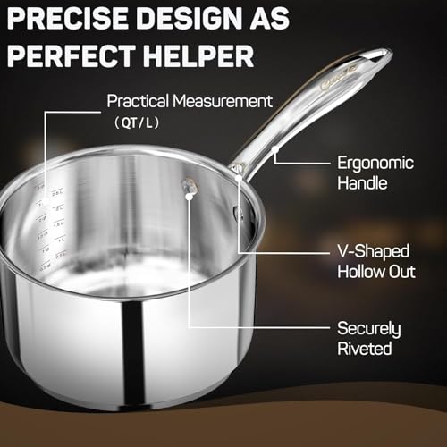 3 Qt Saucepan with Lid (Sauce Pan / 3 Quart)