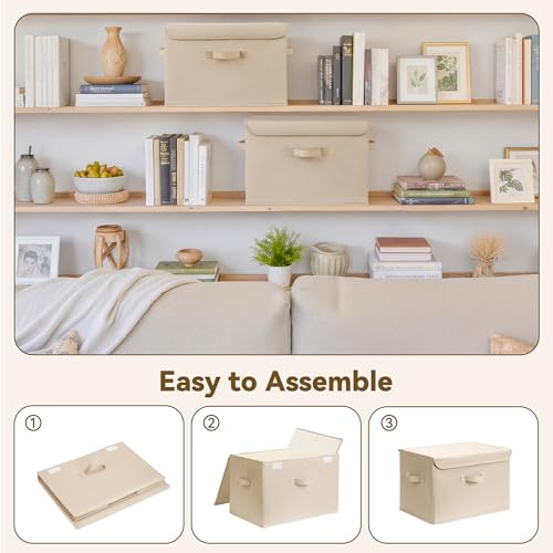 Memory Keepsake Storage Box (Khaki / Extra Large-2 Pack)