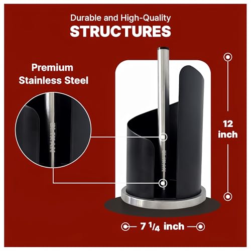 Stainless Steel Paper Towel Holder Countertop