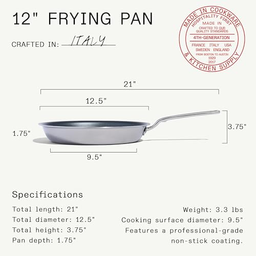 Cookware ProCoat 12" Non Stick Frying Pan (Graphite / 12" Non Stick Frying Pan)