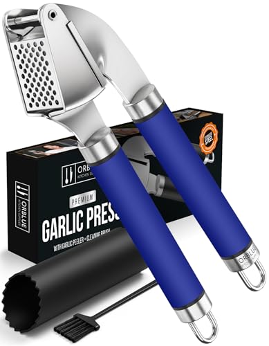 Garlic Press and Peeler Set