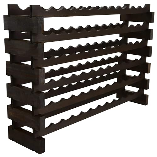 72 Bottle Wine Rack (Dark Stain)