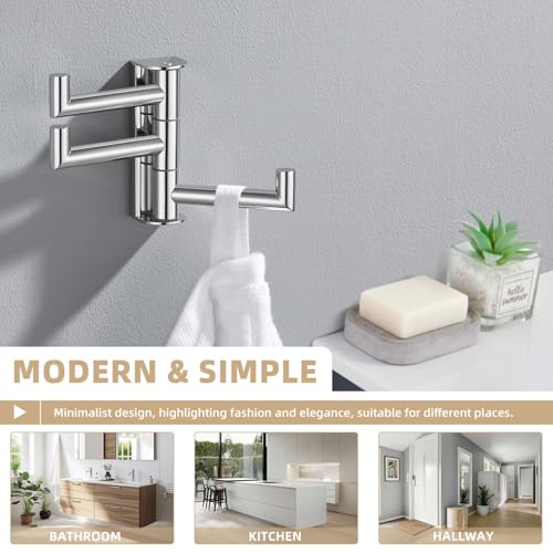 Bathroom Towel Hook Polished Chrome (1 Pack / Polished Chrome)