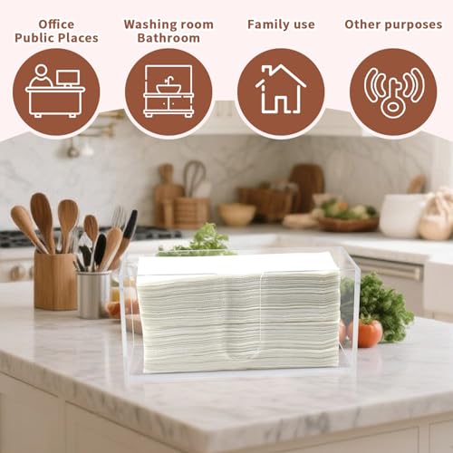 Acrylic Paper Towel Holder (Clear)