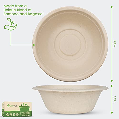 100% Compostable Paper Bowls [12 oz.]