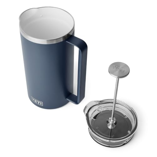 Rambler 64 oz. French Press Coffee Maker (64 Ounce / Navy)