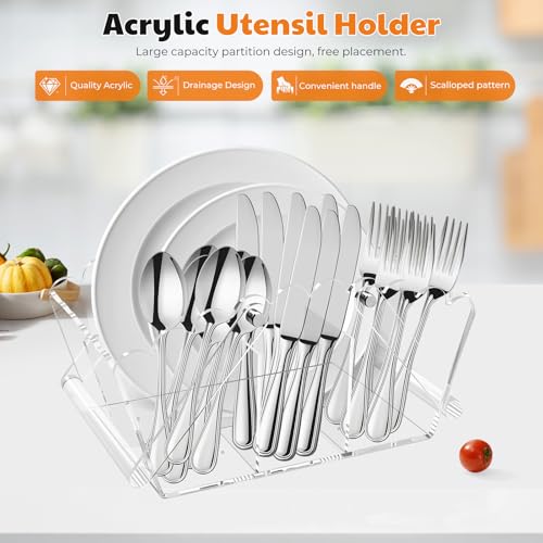 Scalloped Silverware Organizer