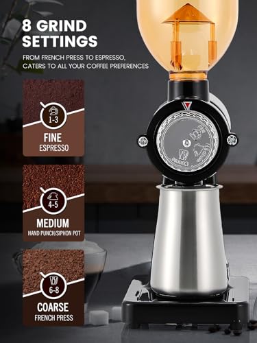 60mm Flat Burr Coffee Grinder