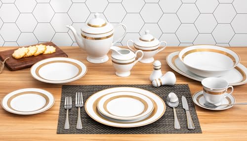 Porcelain Dinnerware Set for 8