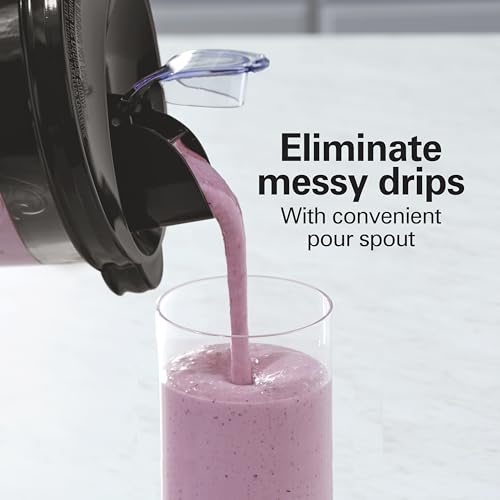 Wave Crusher Blender for Smoothies With 40 Oz Glass Jar (Black / 40oz / Blender)