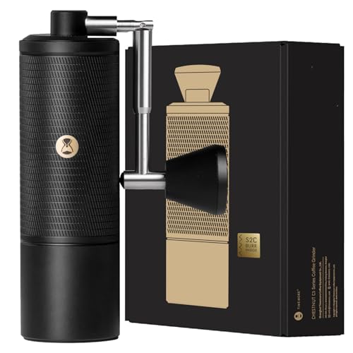 C5 ESP Pro Manual Coffee Grinder with S2C (Black / Chestnut C5 ESP)