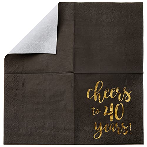 40th Birthday Napkins (50 Pack)