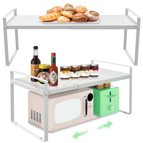 Expandable Cabinet Shelf Organizer for Kitchen 11" (2 Count)