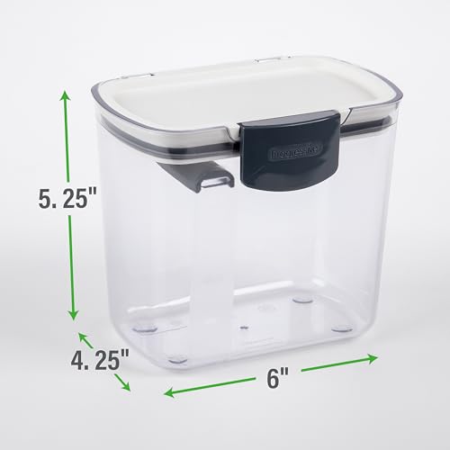 1 Quart Airtight Powdered Sugar Storage Container (1 Piece / Grey)
