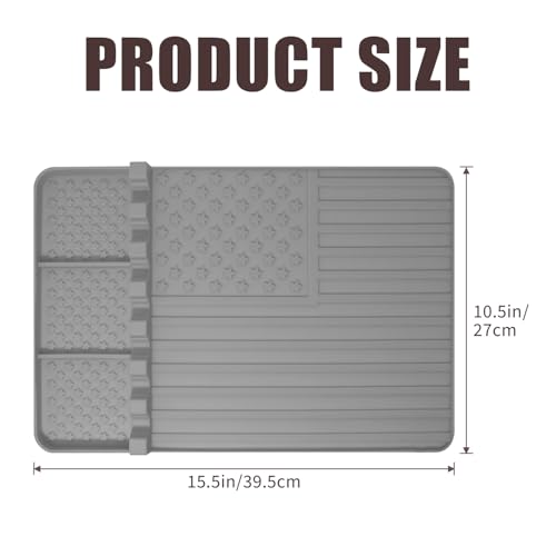 2 PCS Silicone Grill Mat Compatible with Blackstone (grey2pcs)
