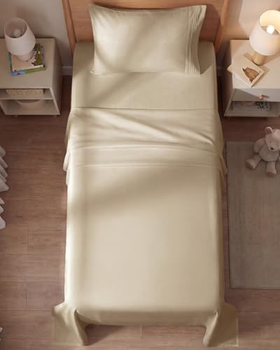 Twin Size 3 Piece Sheet Set (12 - Cream / Twin)
