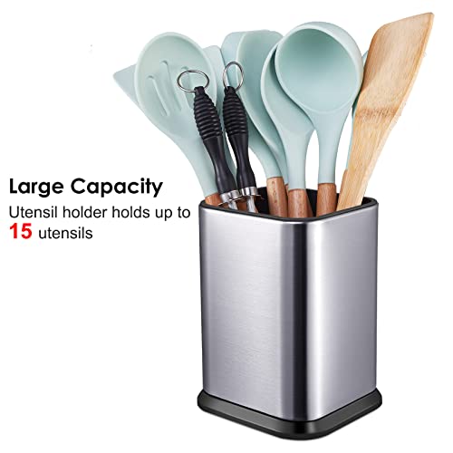 Stainless Steel Kitchen Utensil Holder for Countertop