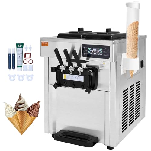 Commercial Ice Cream Machine (New Countertop 3 Flavors Flagship Model)
