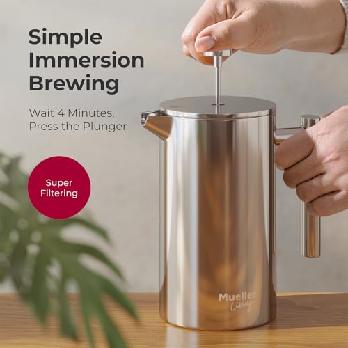 Living French Press Coffee Maker 34oz (34oz)