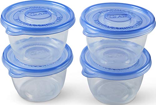 GladWare To Go Lunch Containers with Dressing Cup (4 Count (Pack of 1))