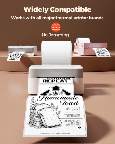 4x5 Thermal Labels (White / 4x5")