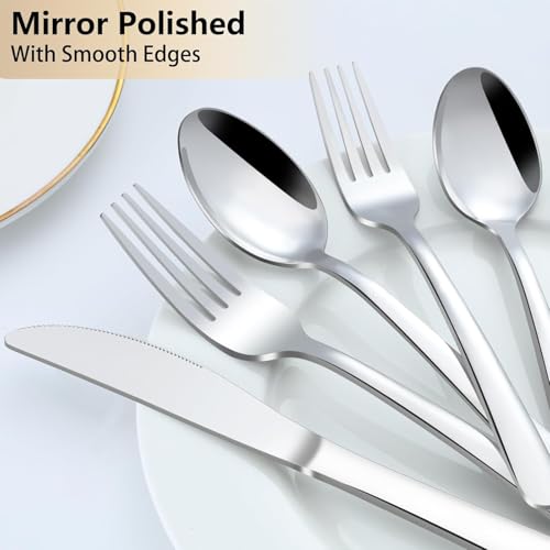 60 Piece Silverware Set Service for 12 (60Pcs)