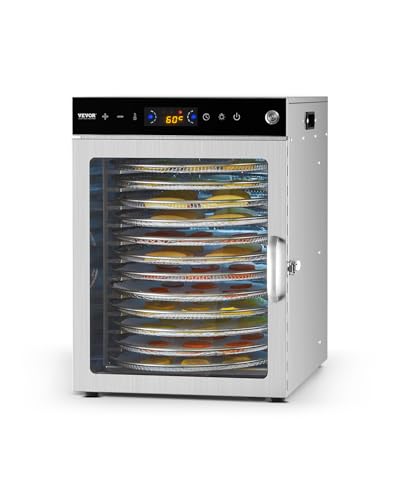 Food Dehydrator Machine (12-Trays/800W/Rotary)