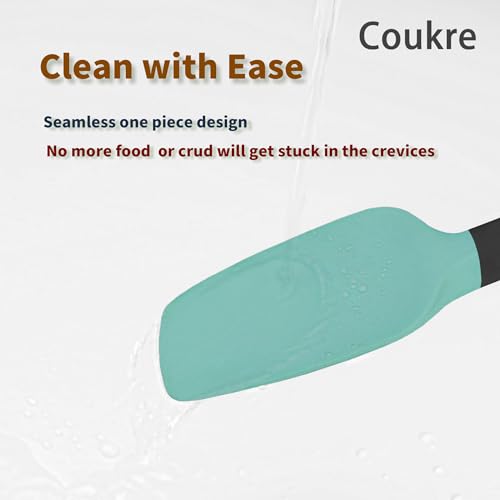 Silicone Spatula Set of 5 (Colorful B Black)