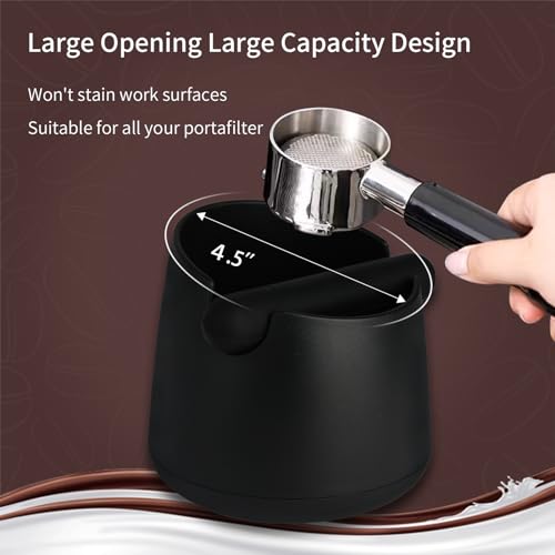 Knock Box Large Capacity Design Espresso Knock Box Shock