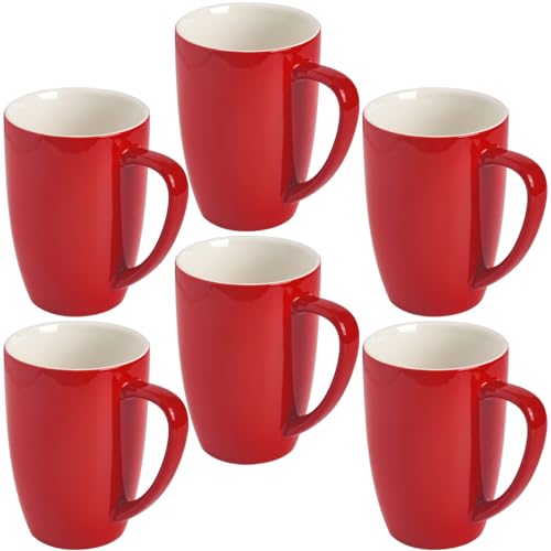 Porcelain Mug Set (Red)