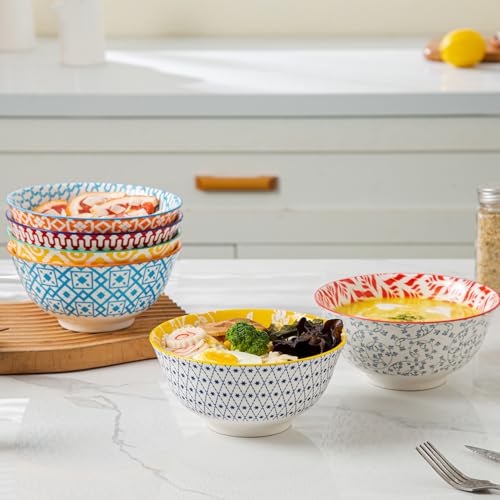 24 Oz Ceramic Soup Bowls Set of 6 (6 Count)