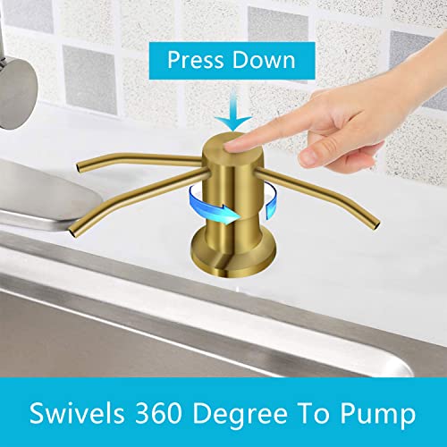 Sink Soap Dispenser (Gold 02)