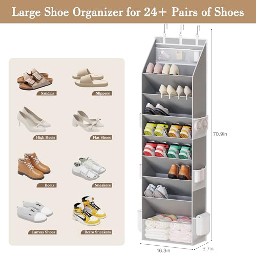 Shoe Organizer (Gray / 1 Pack)